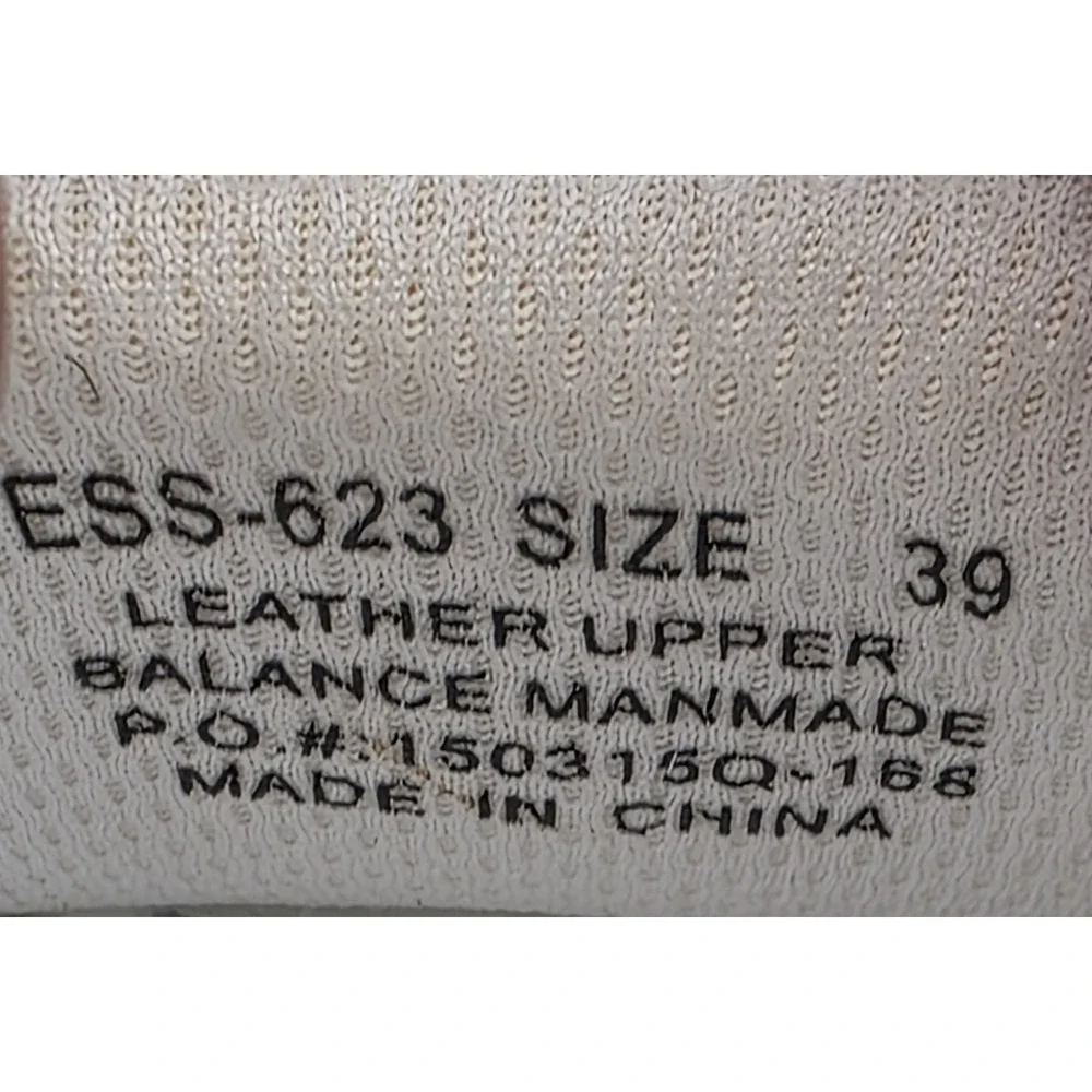 Alegria Essence ESS-623 Red Leather Slip Resistant Work Shoes Womens 8.5 EU 39